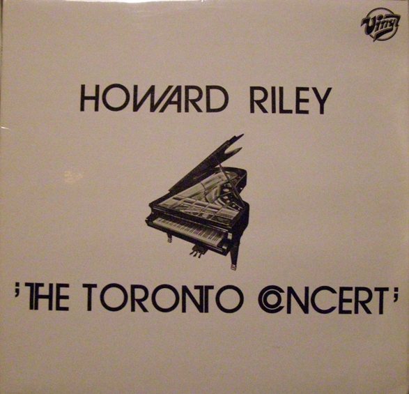 HOWARD RILEY - The Toronto Concert cover 