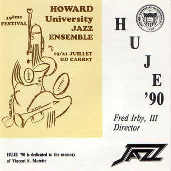 HOWARD UNIVERSITY JAZZ ENSEMBLE - '90 cover 