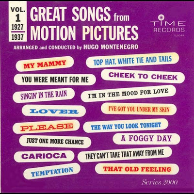 HUGO MONTENEGRO - Great Songs From Motion Pictures Vol. 1: 1927-1937 cover 