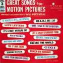 HUGO MONTENEGRO - Great Songs from Motion Pictures Vol. 3: 1945-1960 cover 