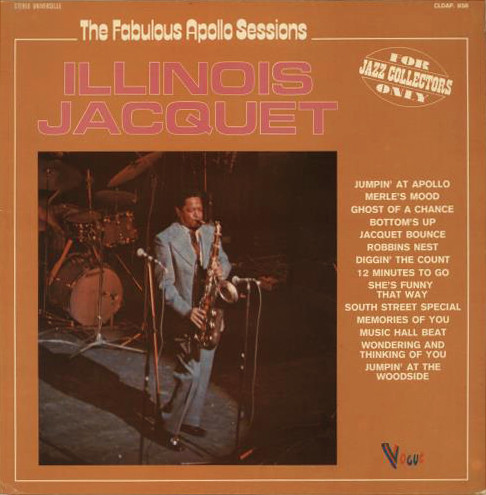 ILLINOIS JACQUET - The Fabulous Apollo Sessions cover 