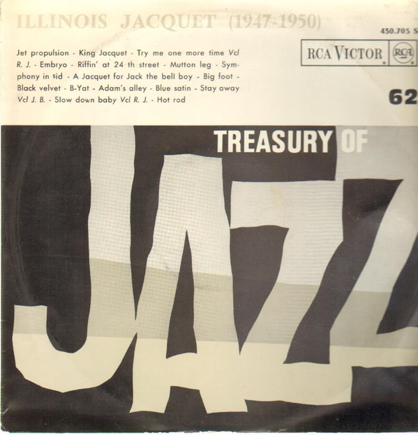 ILLINOIS JACQUET - Treasury Of Jazz N°62 cover 