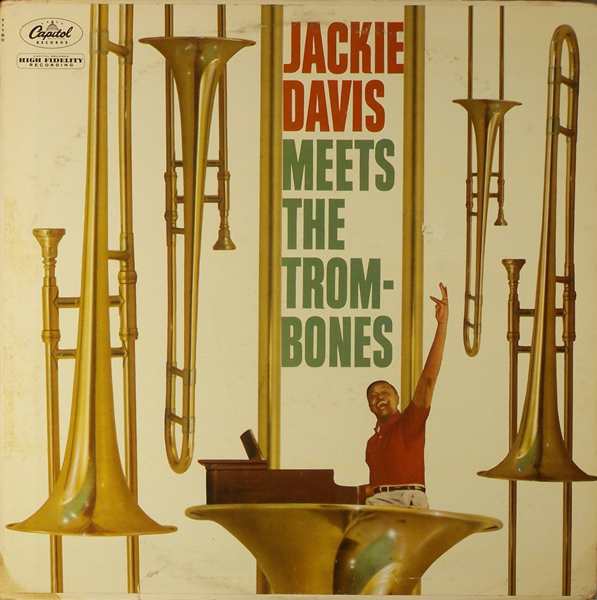 JACKIE DAVIS - Jackie Davis Meets The Trombones cover 