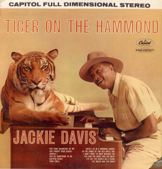 JACKIE DAVIS - Tiger On The Hammond cover 