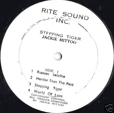 JACKIE MITTOO - Stepping Tiger cover 