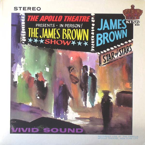JAMES BROWN - Live at the Apollo, 1962 cover 
