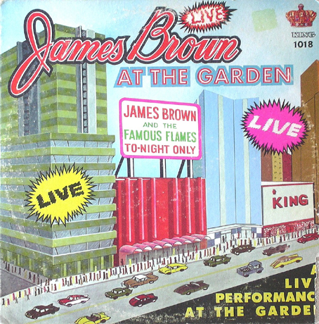 JAMES BROWN - Live at the Garden cover 