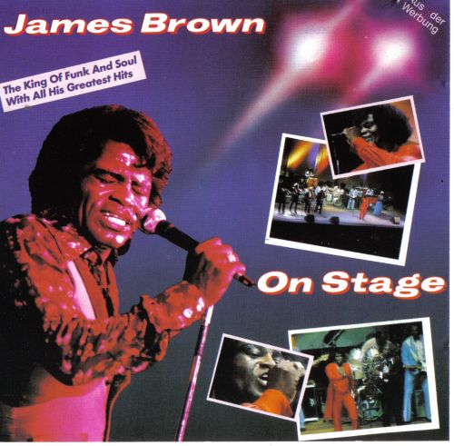 JAMES BROWN - On Stage cover 
