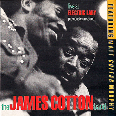 JAMES COTTON - Live At Electric Lady cover 