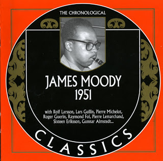 JAMES MOODY - The Chronological Classics: James Moody 1951 cover 