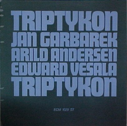 JAN GARBAREK - Triptykon (with Arild Andersen & Edward Vesala) cover 