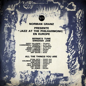 JAZZ AT THE PHILHARMONIC - Jazz at the Philharmonic en Europe cover 