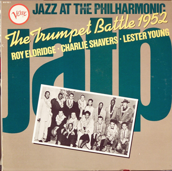 JAZZ AT THE PHILHARMONIC - The Trumpet Battle 1952 cover 