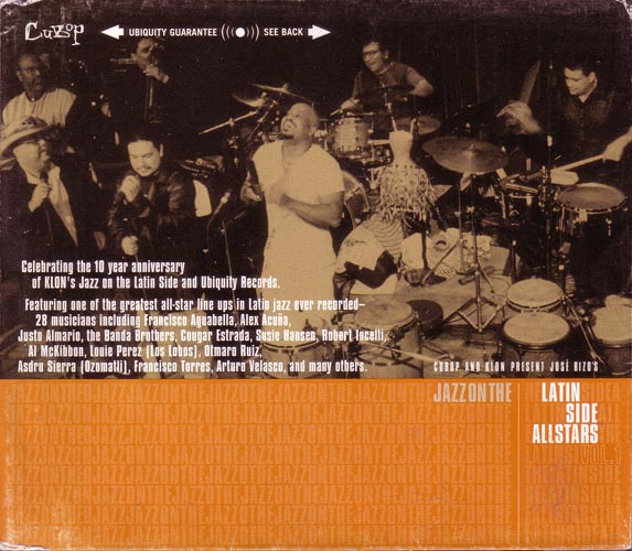 JAZZ ON THE LATIN SIDE ALL-STARS - Jazz on the Latin Side, Volume 1 cover 
