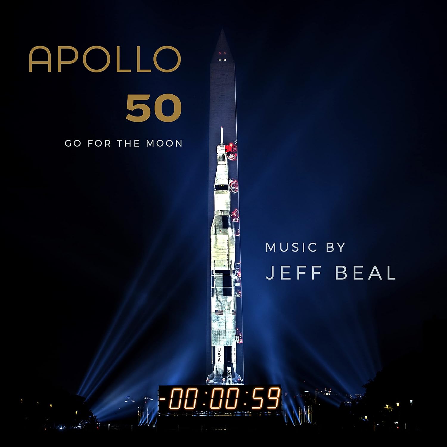 JEFF BEAL - Apollo 50 : Go For The Moon (Original Event Soundtrack) cover 