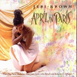 JERI BROWN - April in Paris cover 