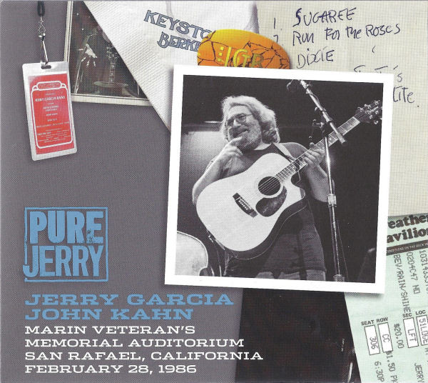 JERRY GARCIA - Pure Jerry (Marin Veteran's Memorial Auditorium, San Rafael, California, February 28, 1986) cover 