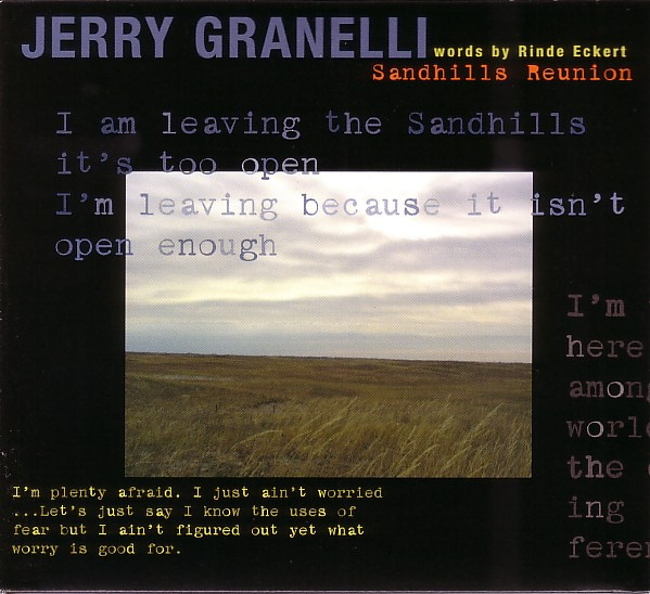 JERRY GRANELLI - Jerry Granelli Words By Rinde Eckert : Sandhills Reunion cover 