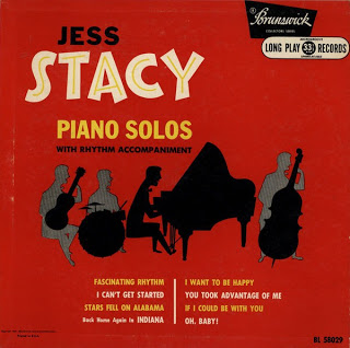 JESS STACY - Piano Solos With Rhythm Accompaniment cover 
