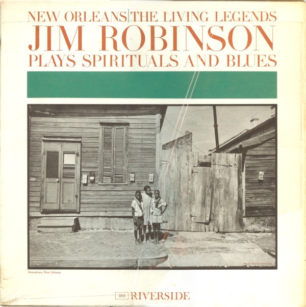 JIM ROBINSON - Jim Robinson Plays Spirituals And Blues cover 