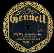 JIMMY DURANTE'S JAZZ BAND - Why Cry Blues cover 