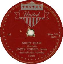 JIMMY FORREST - Night Train cover 