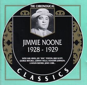 JIMMY NOONE - The Chronological Classics: Jimmie Noone 1928-1929 cover 