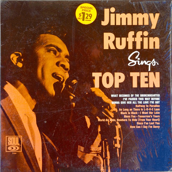 JIMMY RUFFIN - Sings Top Ten cover 