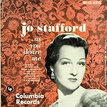 JO STAFFORD - As You Desire Me cover 