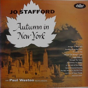 JO STAFFORD - Autumn in New York cover 