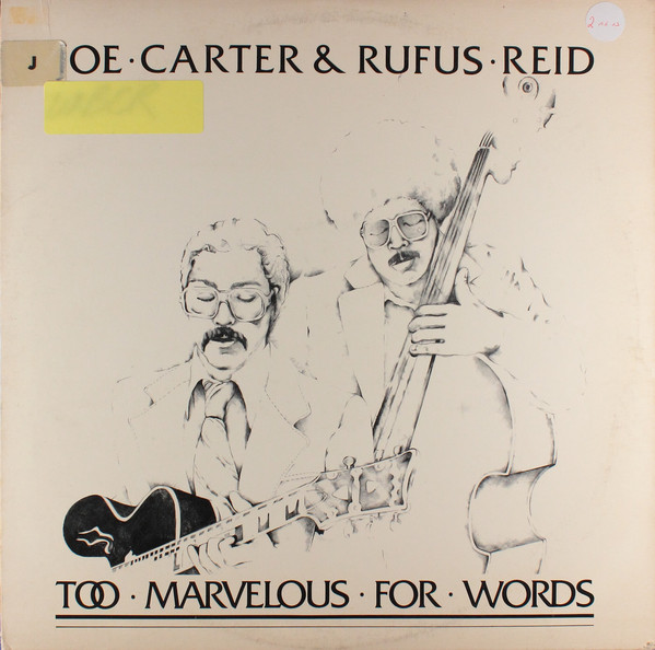 JOE CARTER - Too Marvelous for Words cover 