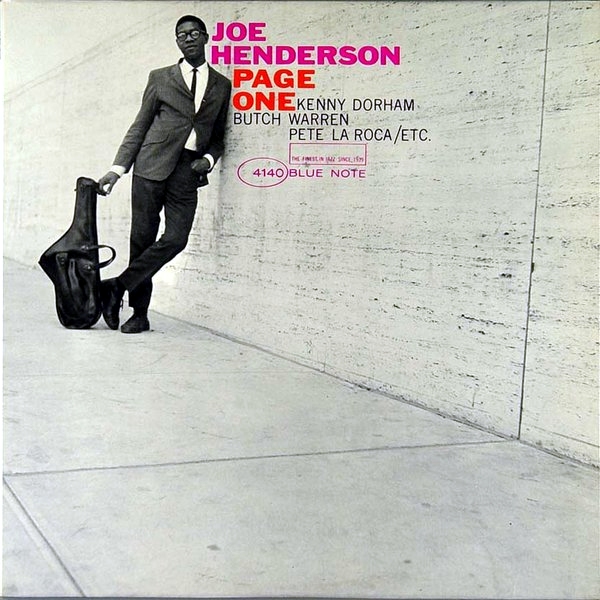 JOE HENDERSON - Page One cover 
