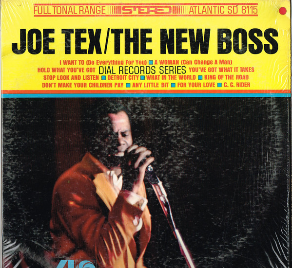 JOE TEX - The New Boss cover 