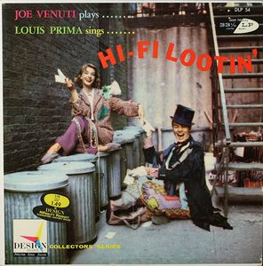 JOE VENUTI - Joe Venuti And  Louis Prima : Hi-Fi Lootin' cover 