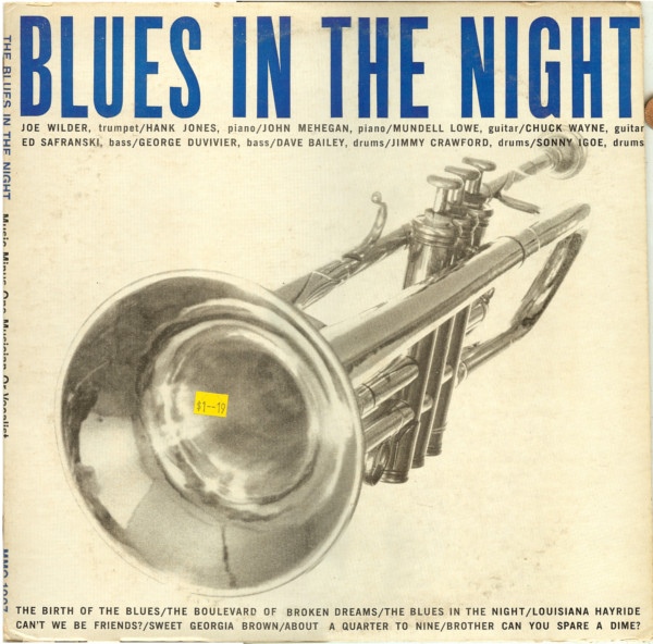 JOE WILDER - Blues in the night cover 