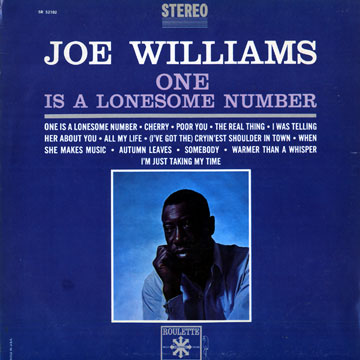 JOE WILLIAMS - One Is a Lonesome Number cover 