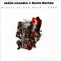 JOËLLE LÉANDRE - Winter In New York - 2006 (with Kevin Norton) cover 