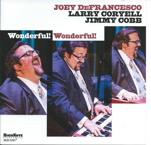 JOEY DEFRANCESCO - Wonderful! Wonderful! cover 