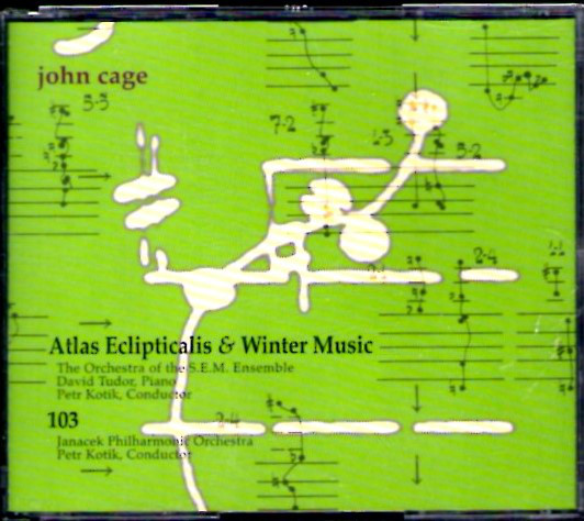 JOHN CAGE - Atlas Eclipticalis & Winter Music / 103 cover 