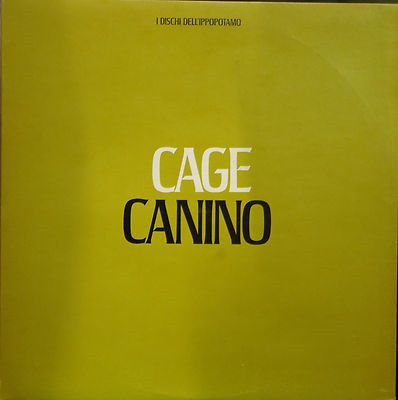 JOHN CAGE - Cage / Canino : Etudes Australes, Libro I (N. 1-8) cover 