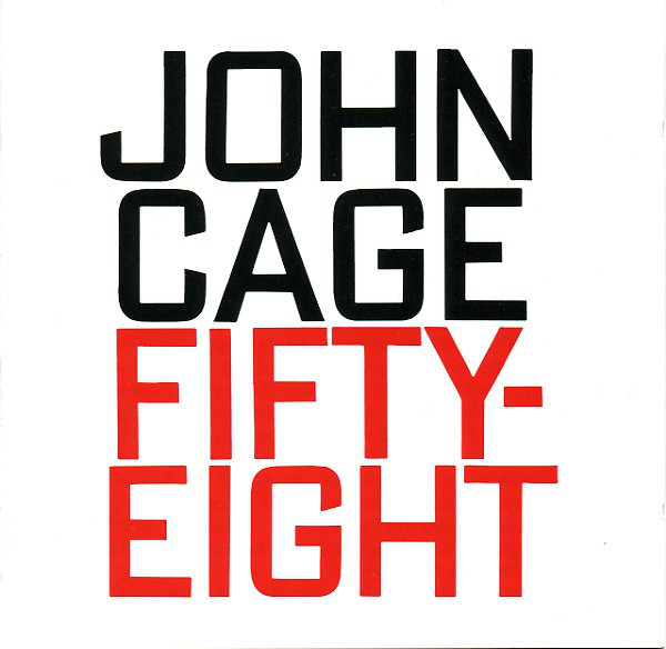 JOHN CAGE - Fifty-Eight cover 