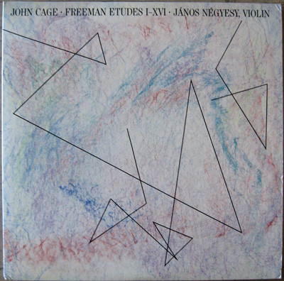 JOHN CAGE - Freeman Etudes I-XVI cover 