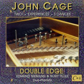 JOHN CAGE - John Cage, Double Edge ‎: Two2, Experiences, 3 Dances cover 