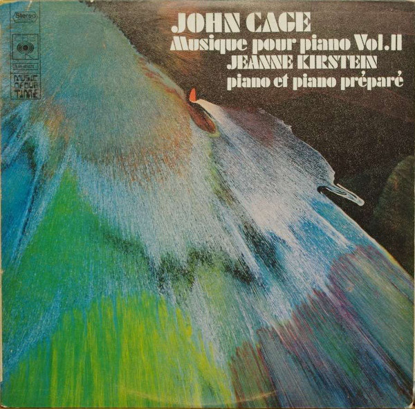 JOHN CAGE - John Cage - Jeanne Kirstein ‎: Musique Pour Piano Vol. II cover 