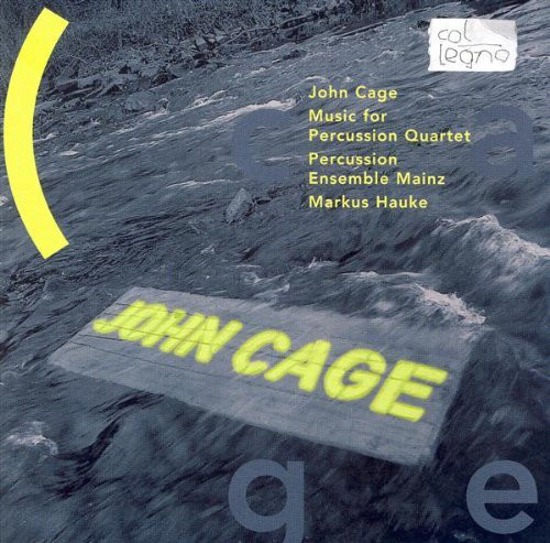 JOHN CAGE - John Cage - Percussion Ensemble Mainz, Markus Hauke ‎: Music For Percussion Quartet cover 