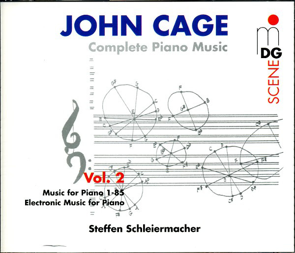 JOHN CAGE - John Cage - Steffen Schleiermacher ‎: Complete Piano Music Vol. 2 - Music For Piano 1-85, Electronic Music For Piano cover 
