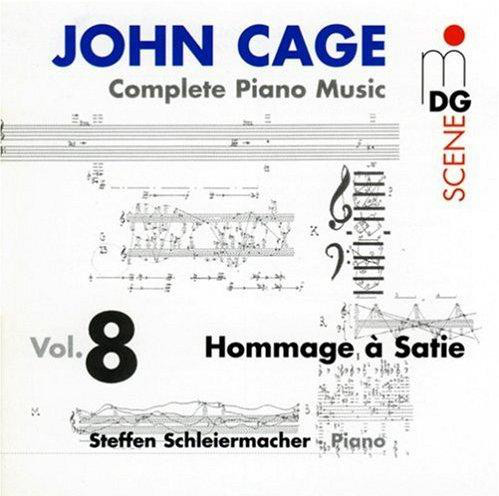 JOHN CAGE - John Cage - Steffen Schleiermacher ‎– Complete Piano Music Vol. 8 - Hommage À Satie cover 