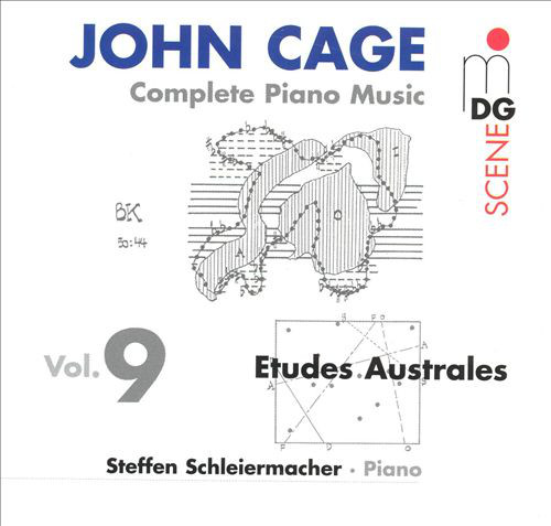 JOHN CAGE - John Cage - Steffen Schleiermacher ‎– Complete Piano Music Vol. 9 - Etudes Australes cover 