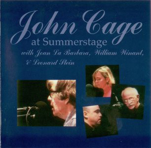 JOHN CAGE - John Cage With Joan La Barbara, William Winant & Leonard Stein ‎: John Cage At Summerstage cover 