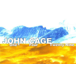JOHN CAGE - One4 Four Twenty-Nine cover 